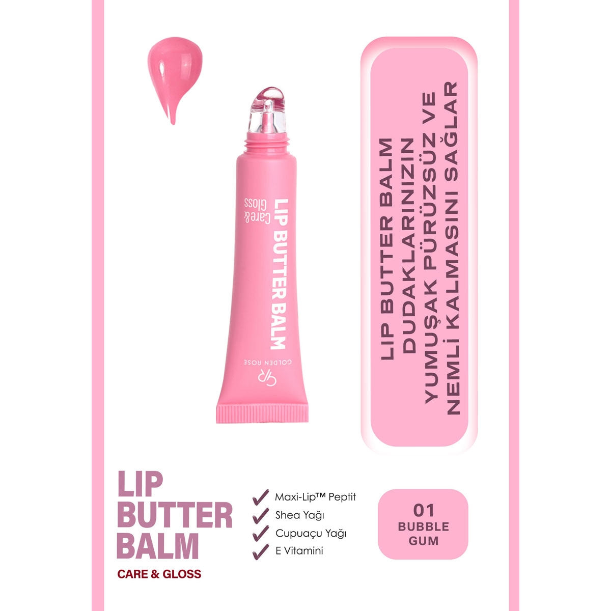 Lip Butter Balm 01 Bubble Gum