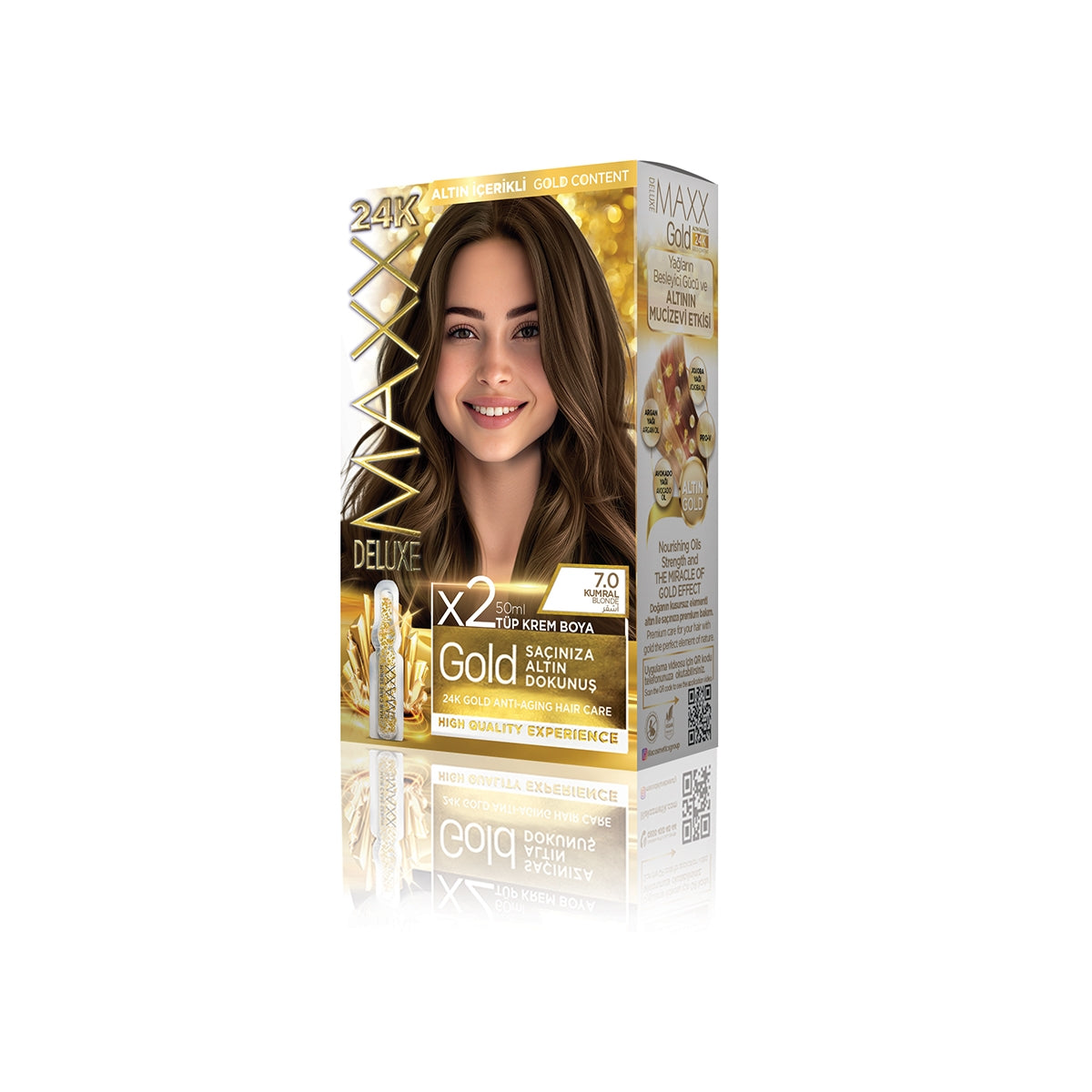 MAXX DELUXE GOLD SAÇ BOYASI 7.0 KUMRAL