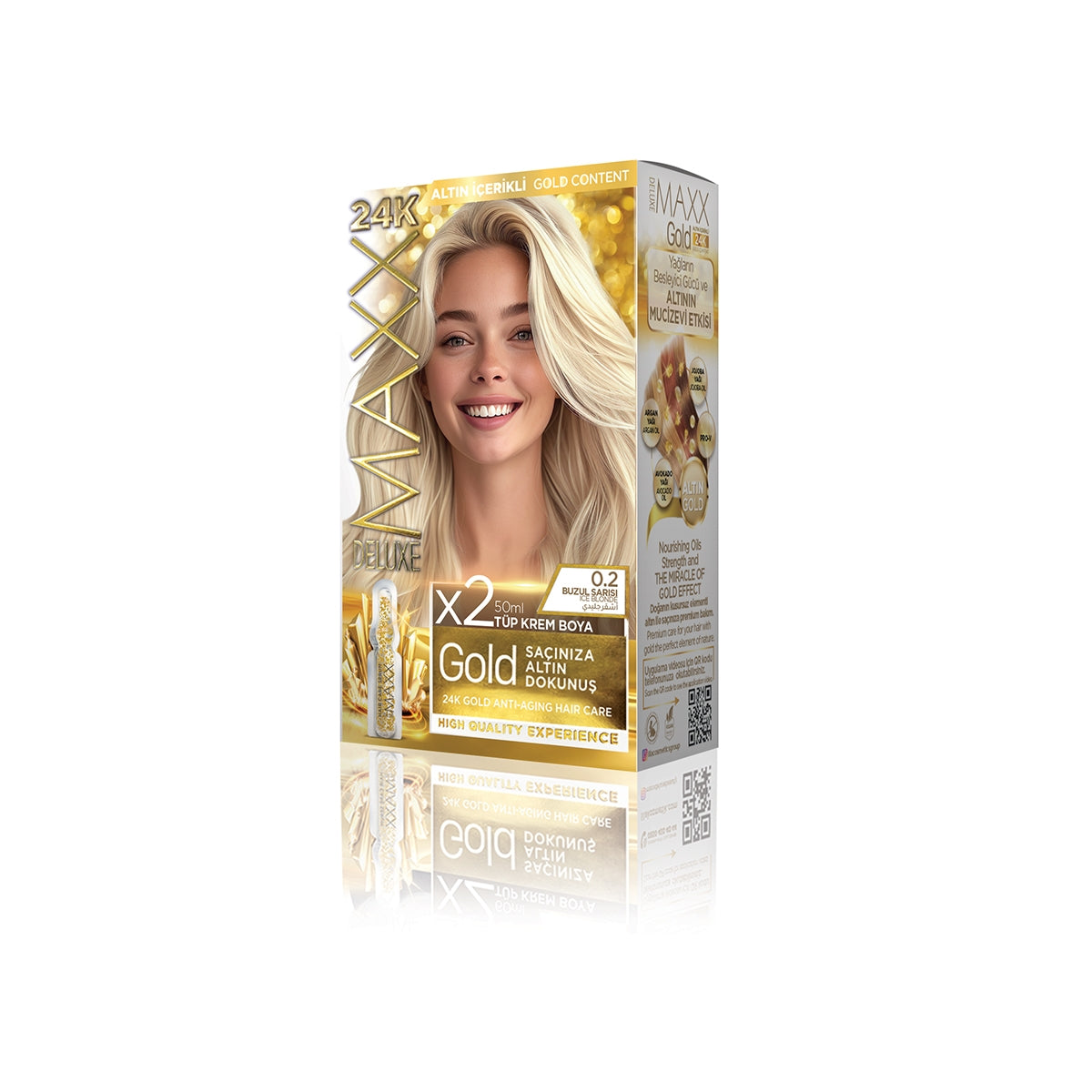 MAXX DELUXE GOLD B. SAÇ B. 0.2 BUZL SARI