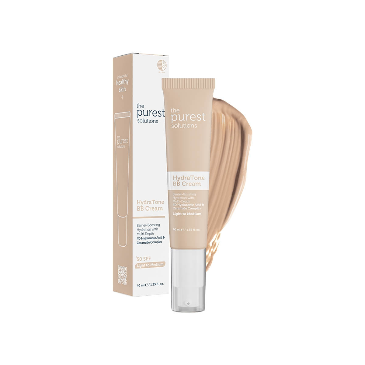 Kuru ve Karma Ciltler İçin Yoğun Nemlendirici BB Krem 50+SPF 40 ml
(Açık-Orta Ton)