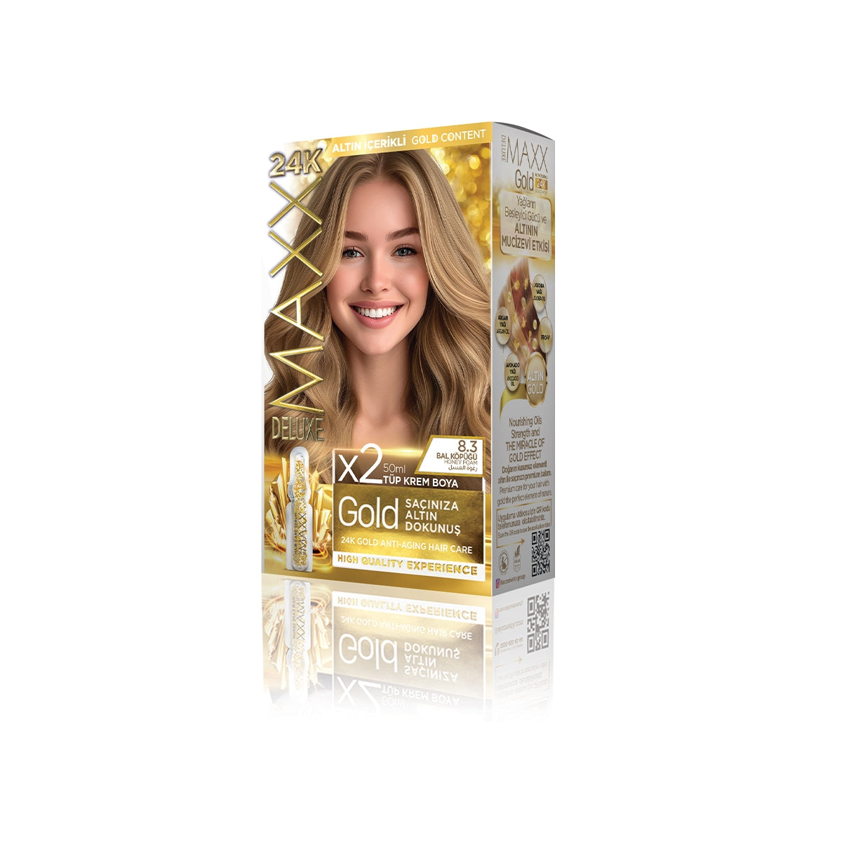 MAXX DELUXE GOLD B. SAÇ B. 8.3 BAL KÖPÜK