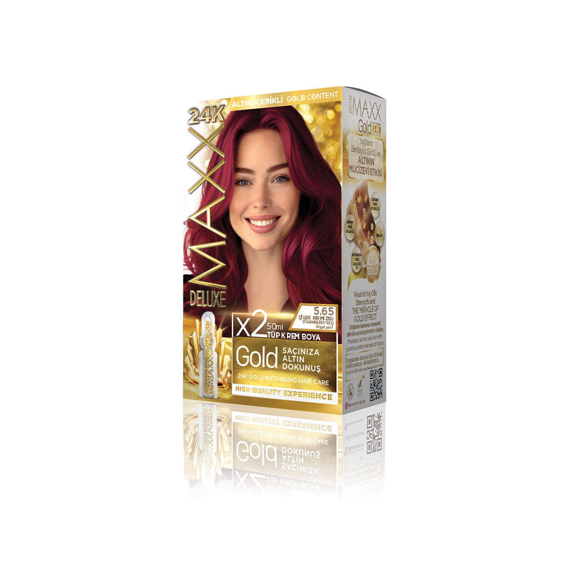 MAXX DELUXE GOLD B. SAÇ B. 5.65 ÇİLEK K.