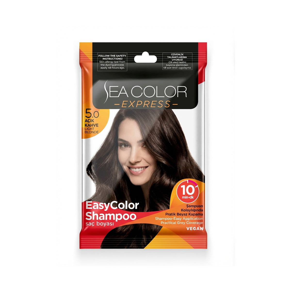 SEA COLOR ŞAMP. EXP. BOYA AÇIK KAHVE 5.0