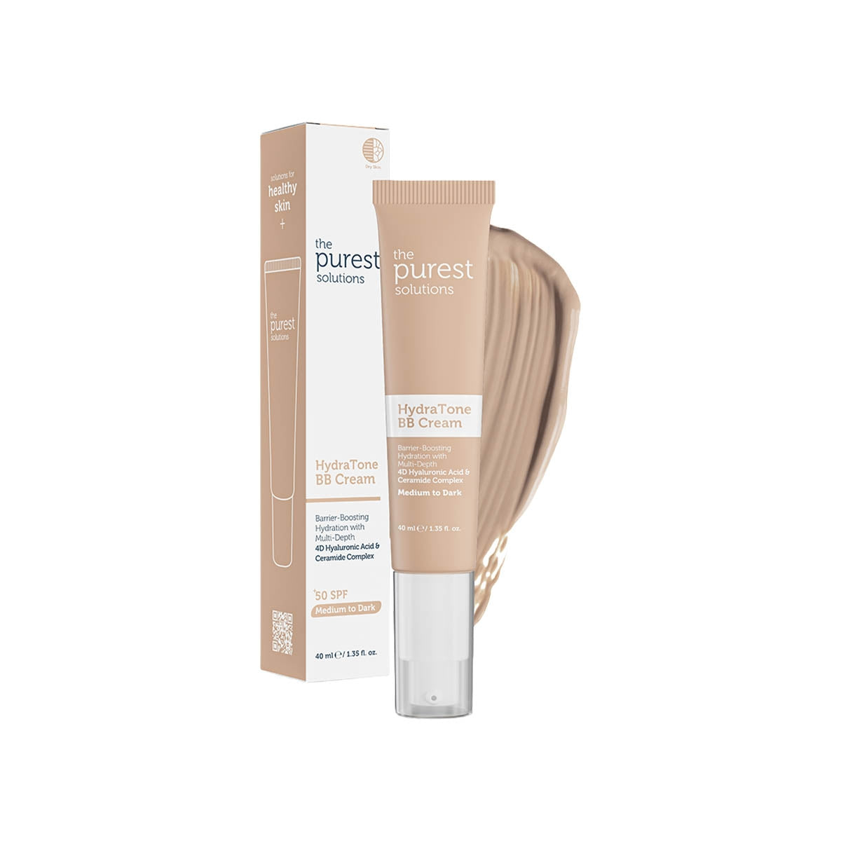 Kuru ve Karma Ciltler İçin Yoğun Nemlendirici BB Krem 50+SPF 40 ml
(Orta-Koyu Ton)