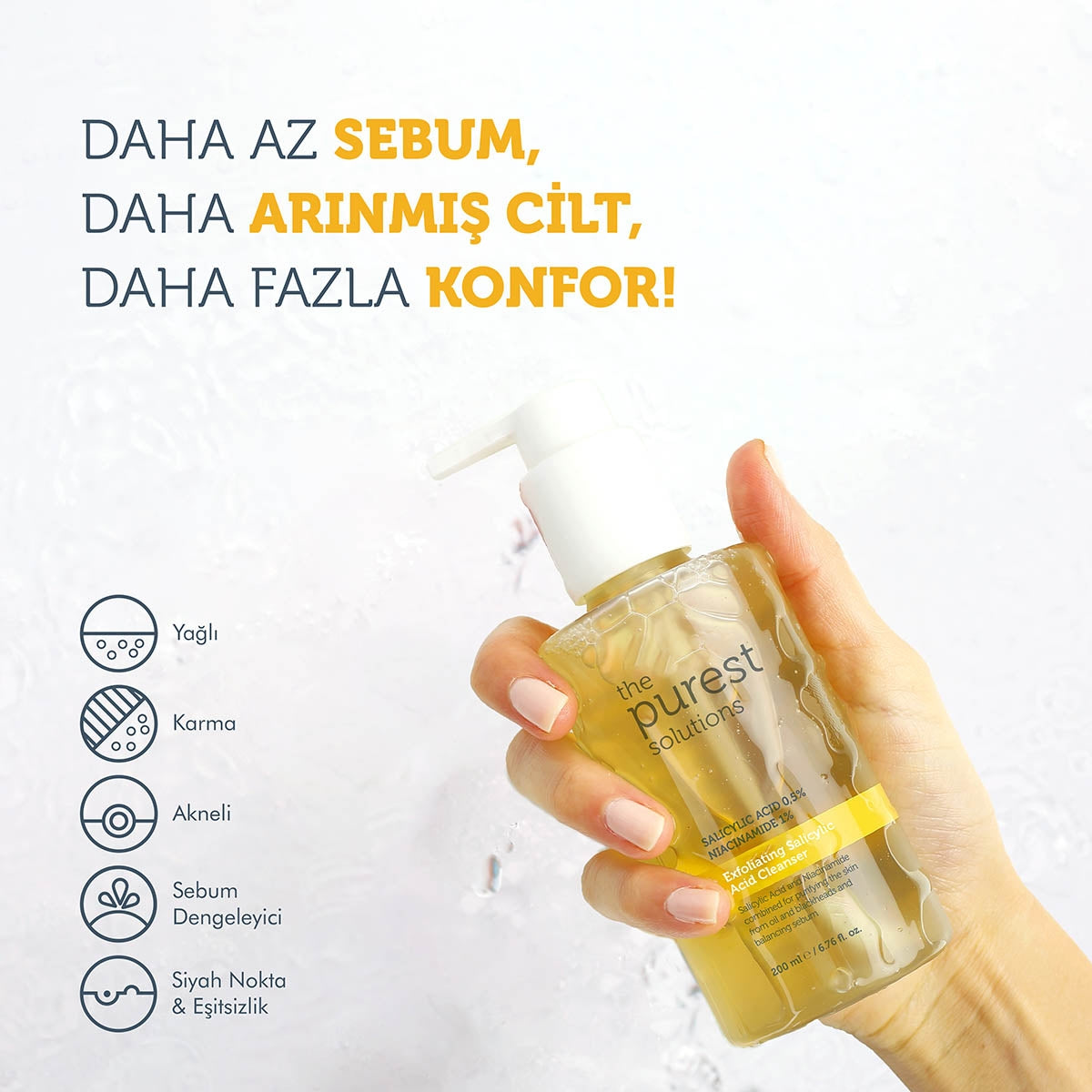 Yağlı Cilt Temizleme Jeli 200 ml
