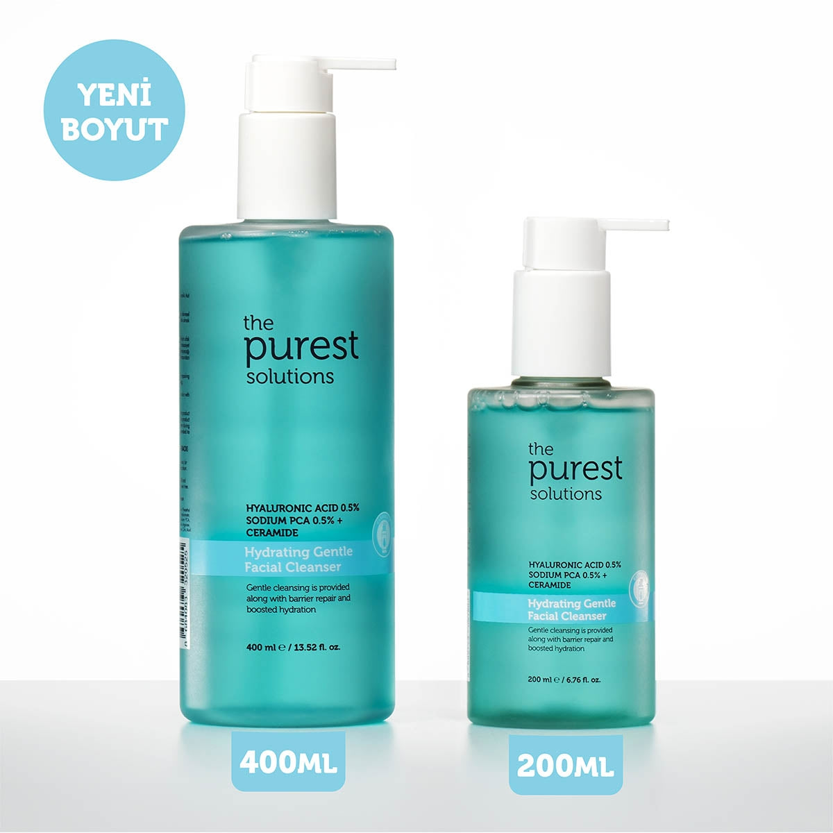 Yüz Temizleme Jeli Nemlendirici Hyalüronik Asit 400 ml