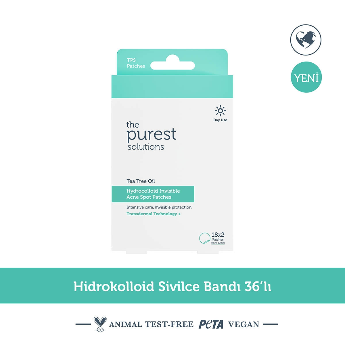 Hydrocolloid Akne Patch 36'lı
