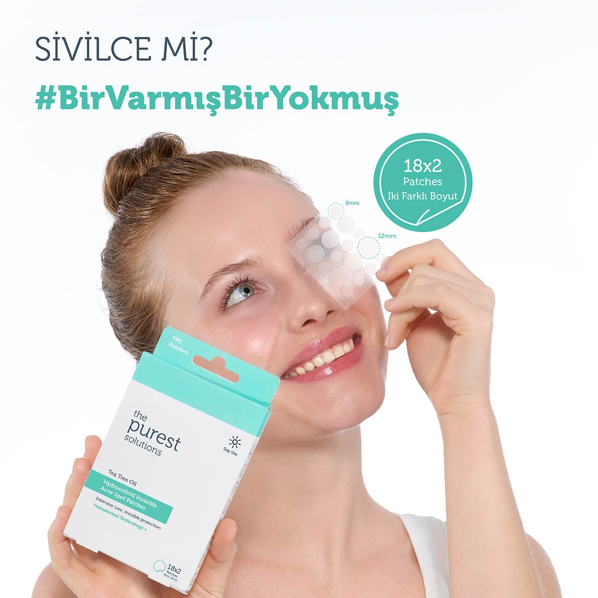 Hydrocolloid Akne Patch 36'lı