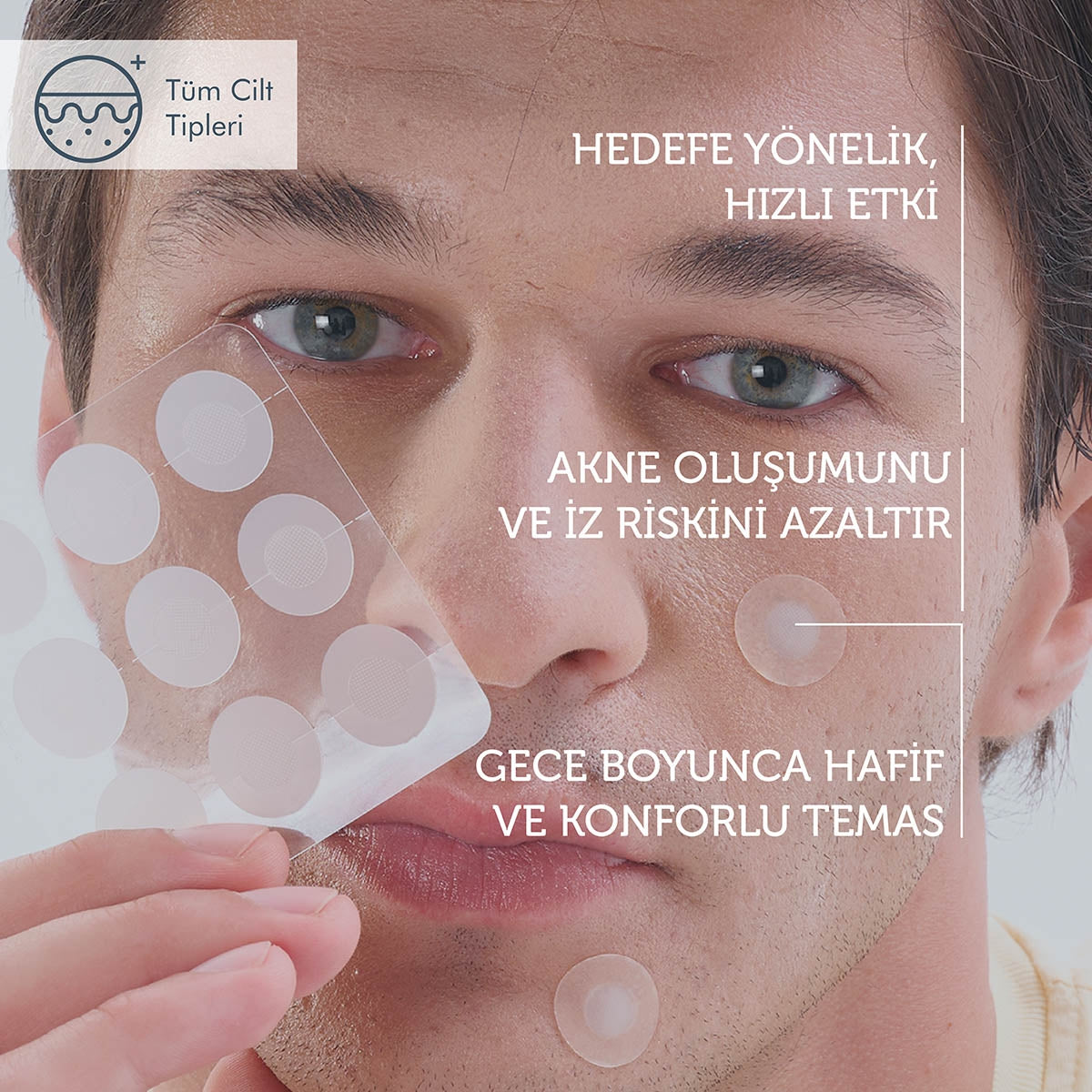 Mikroiğneli Akne Bandı 9 Adet