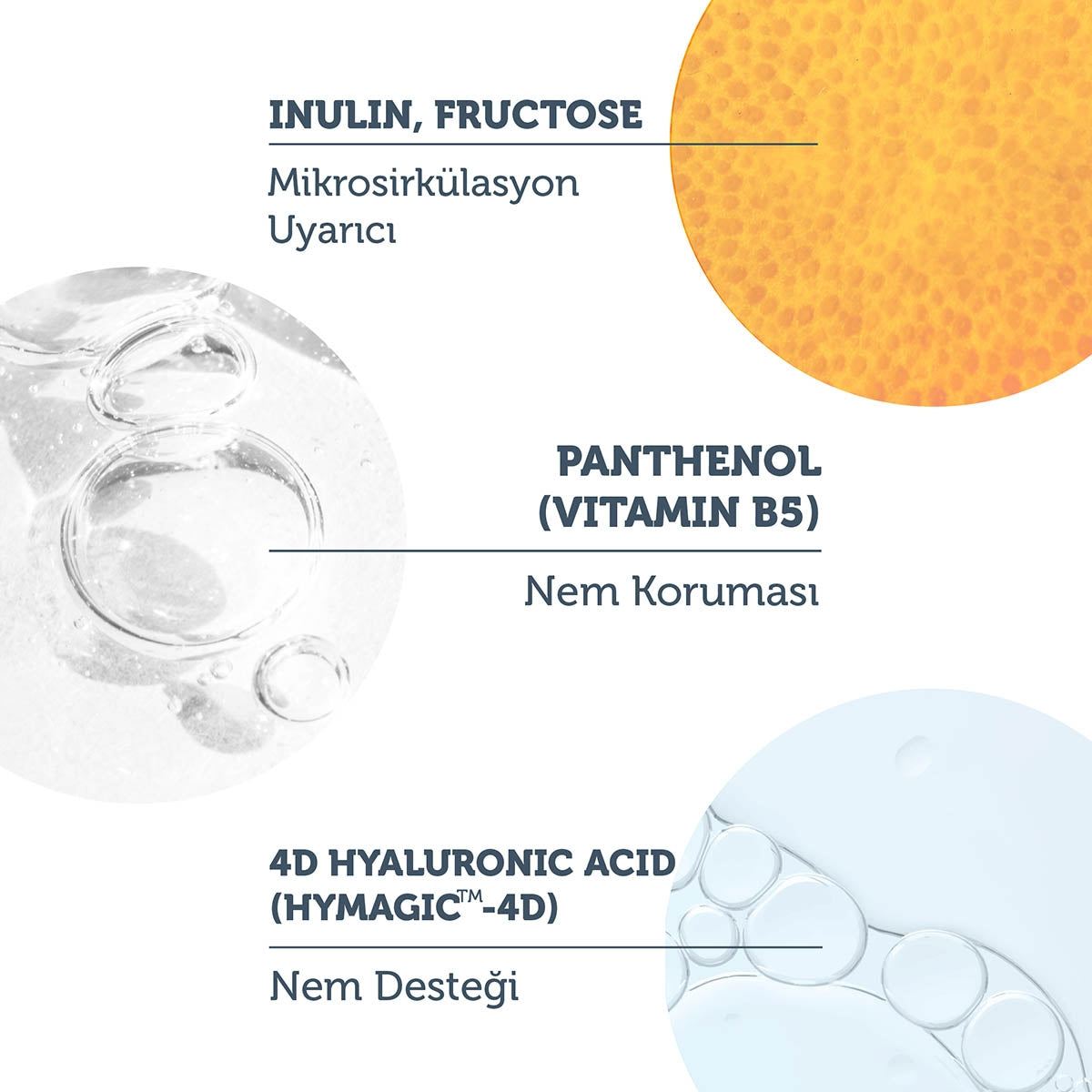 Tüm Cilt Tipleri İçin Yoğun Nemlendirici Bakım Serumu Hyaluronic Acid %2
+ B5 30 ml