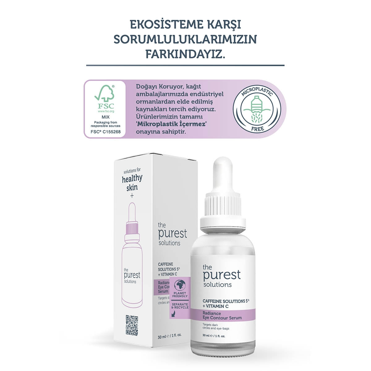 Göz Altı Aydınlık Görünüm Destekleyici Bakım Serumu 30 ml