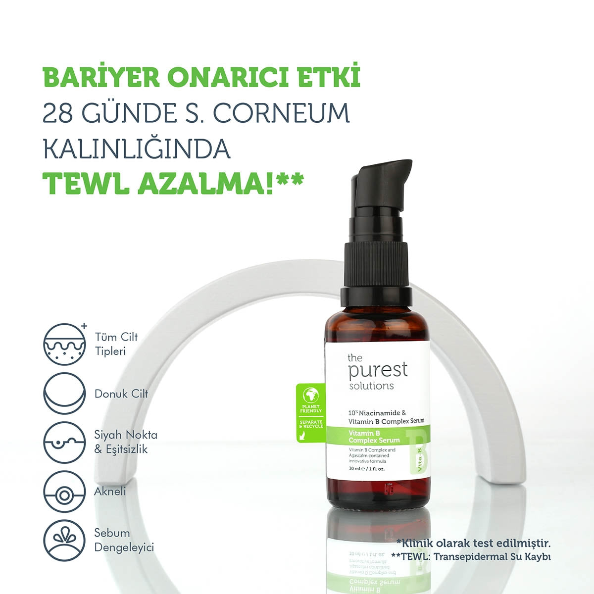 Vita-B Complex Bariyer Güçlenmeye Yardımcı Serum 30 ml