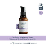 Yenileyici ve Yaşlanma Karşıtı 20+ Lipozomal Retinol Gece Serumu 30 ml