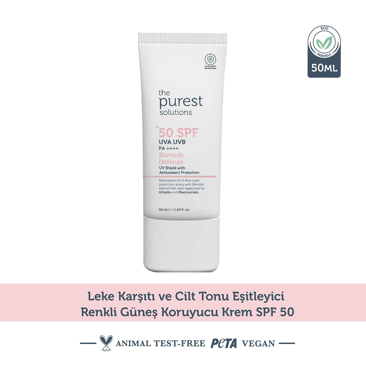 Lekeli Ciltler İçin Antioksidan Destekli Güneş Kremi 50+ SPF 50 ml