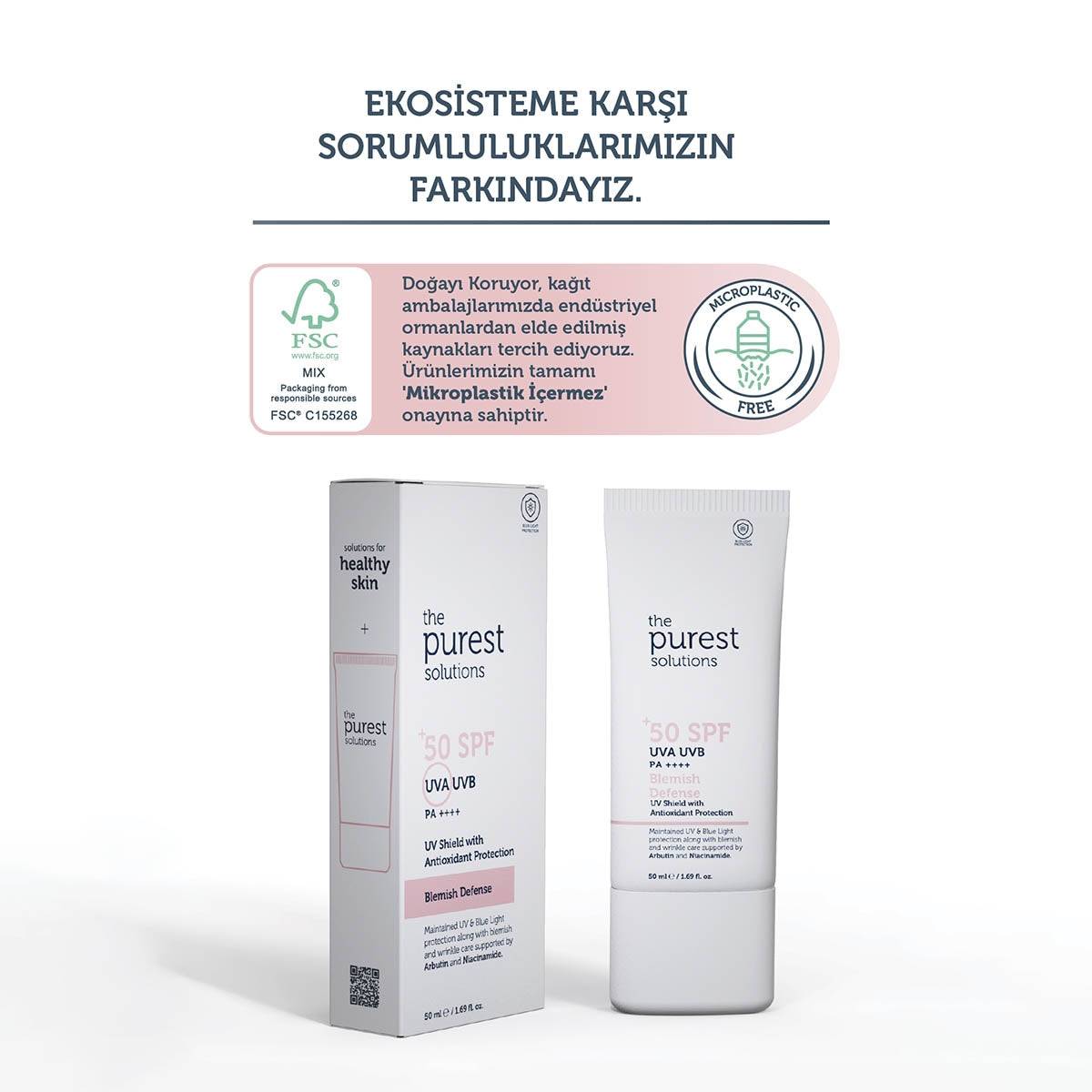 Lekeli Ciltler İçin Antioksidan Destekli Güneş Kremi 50+ SPF 50 ml