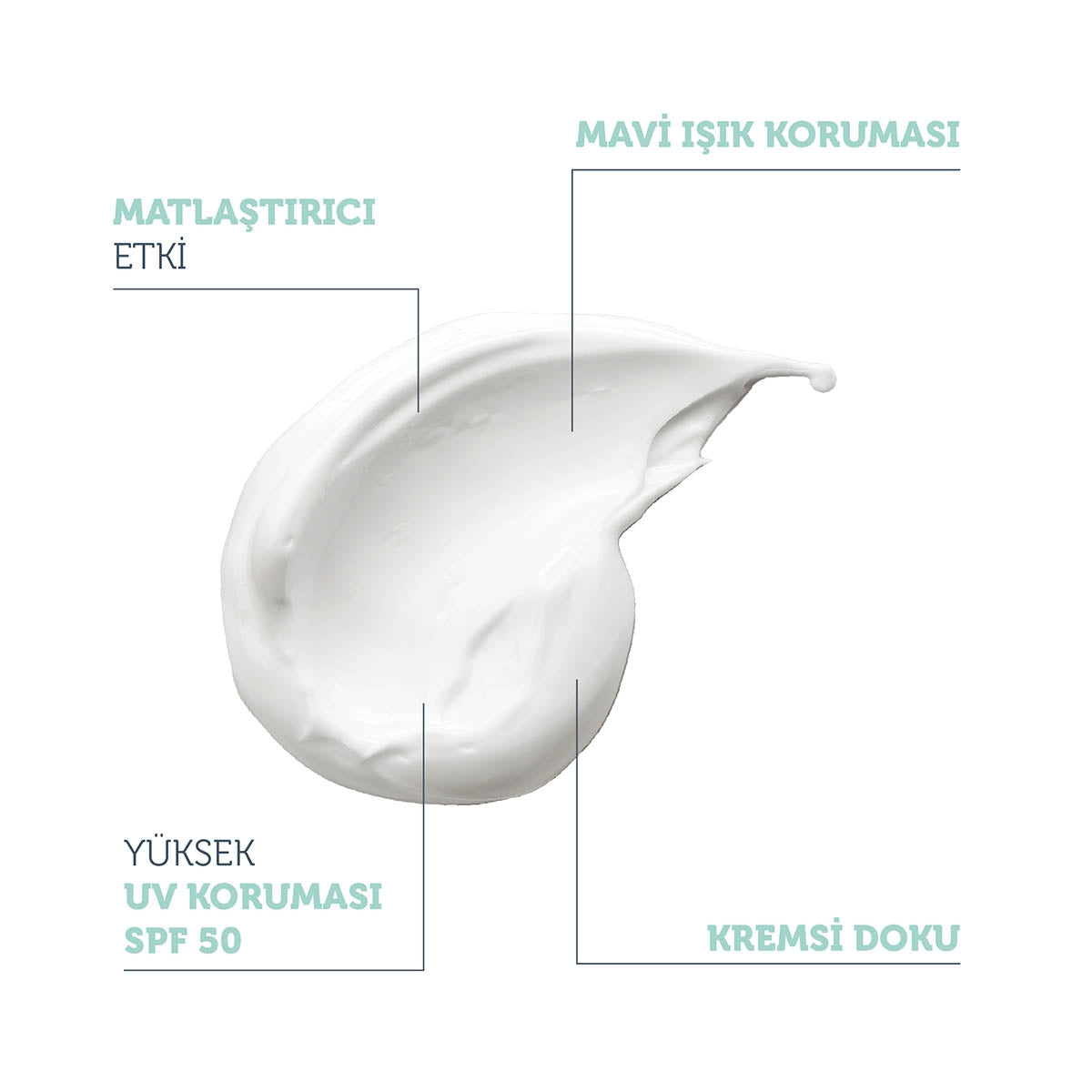 Yağlı Ciltler İçin Mat Bitişli Güneş Kremi 50+ SPF 50 ml