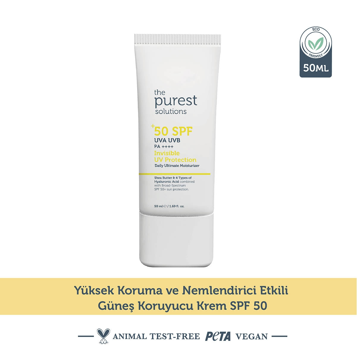 Görünmez UV Koruması Günlük Yoğun Nemlendirici SPF 50+ 50 ml