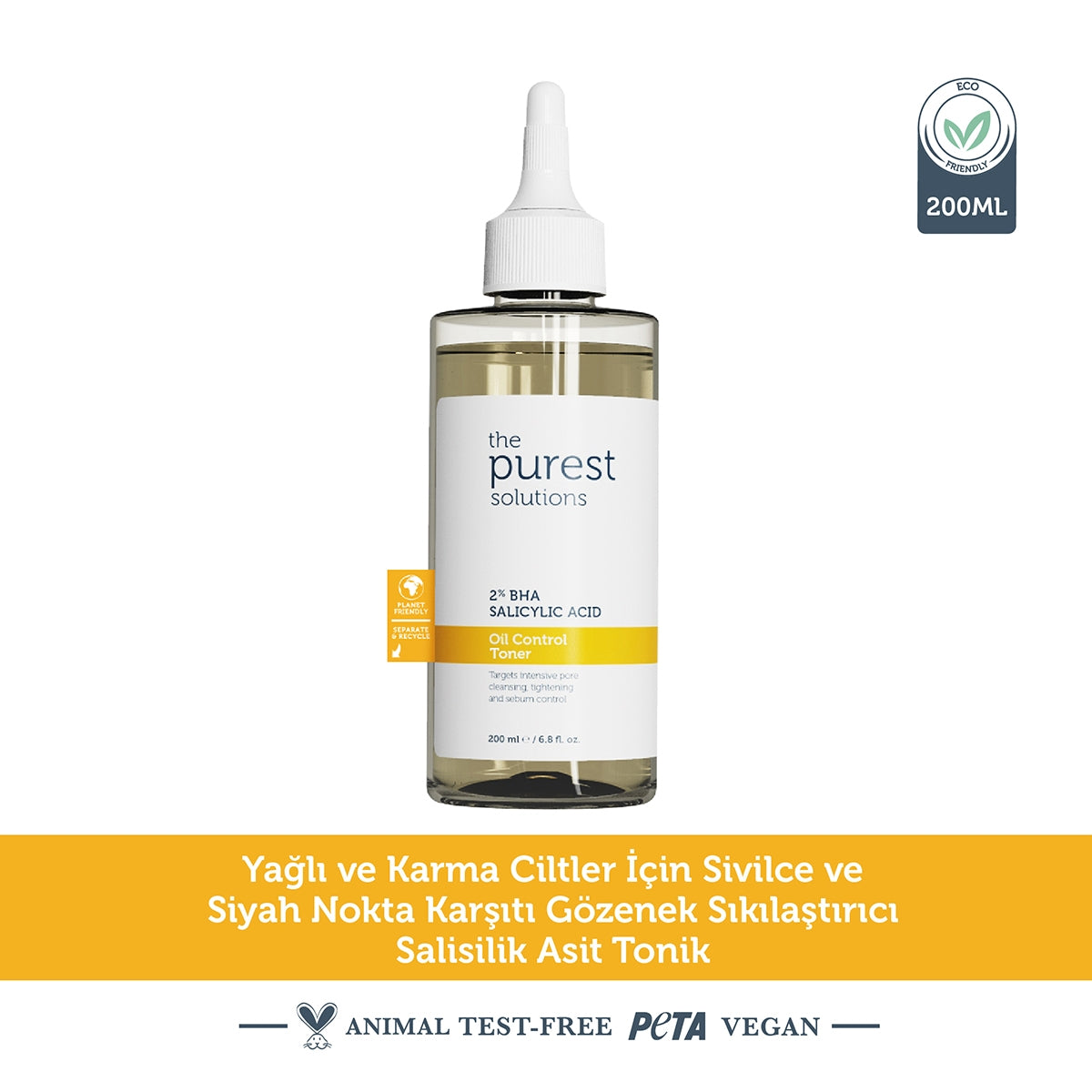 BHA %2 Siyah Nokta Hedefli Yağlanma Dengeleyici Tonik 200 ml