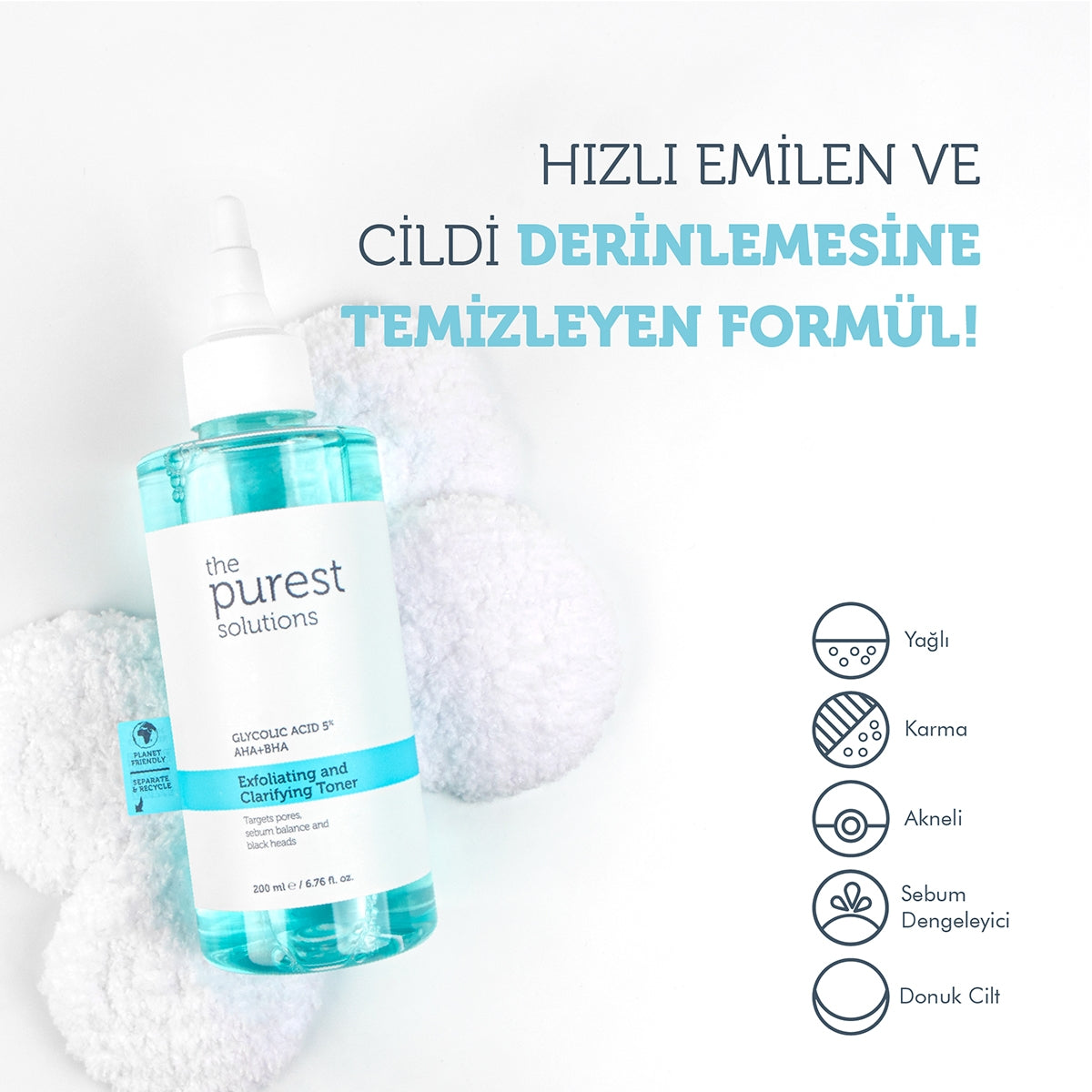 Gözenek Sıkılaştırıcı ve Arındırıcı Tonik 200 ml
