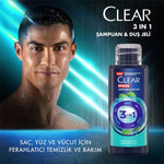 CLEAR ŞAMPUAN 3IN1 MENTOL 90ML
