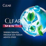 CLEAR ŞAMPUAN 3IN1 MENTOL 90ML