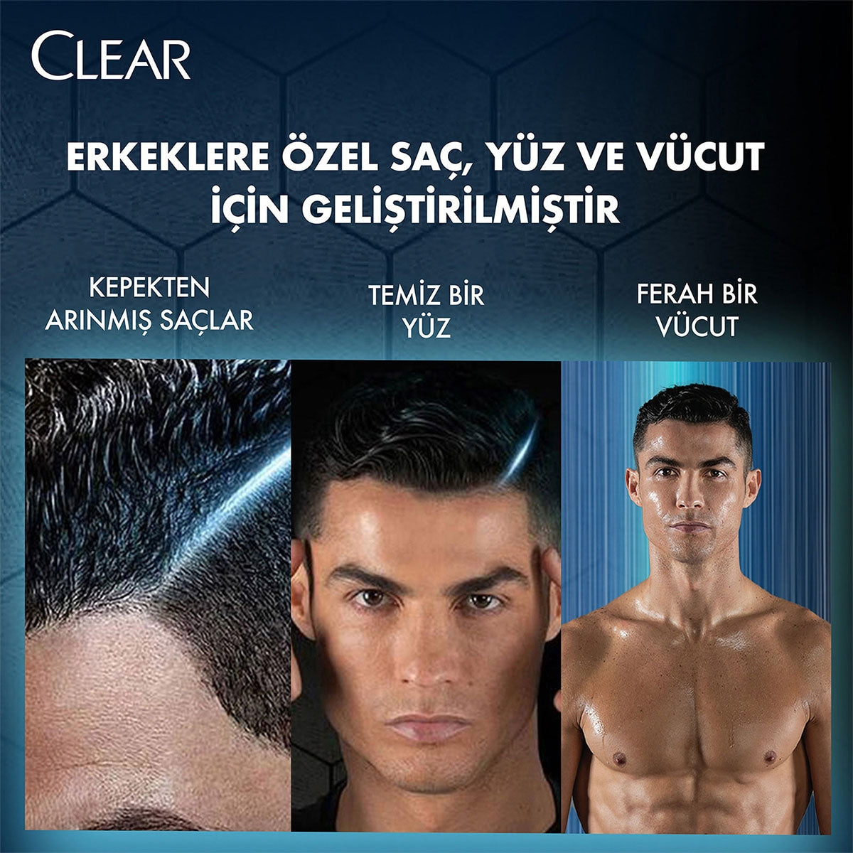 CLEAR ŞAMPUAN 3IN1 MENTOL 90ML