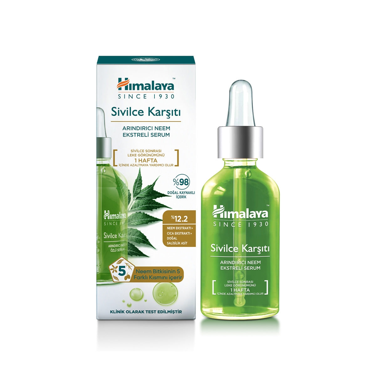 Sivilce Karşıtı Arındırıcı Neem Ekstreli Yüz Serumu 30 ml