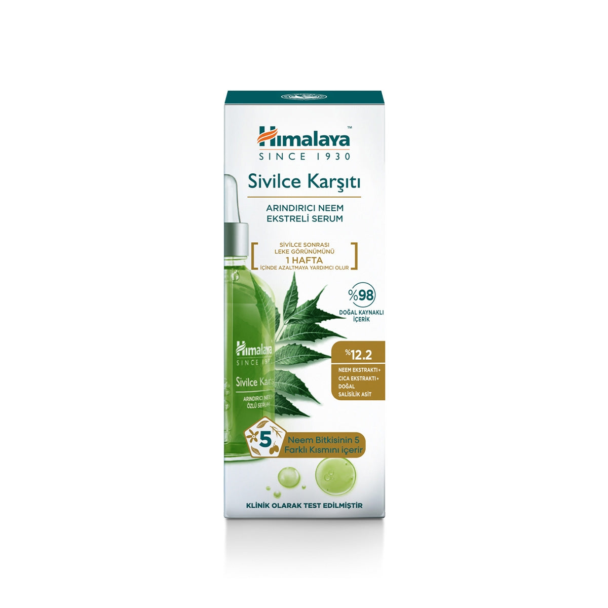 Sivilce Karşıtı Arındırıcı Neem Ekstreli Yüz Serumu 30 ml