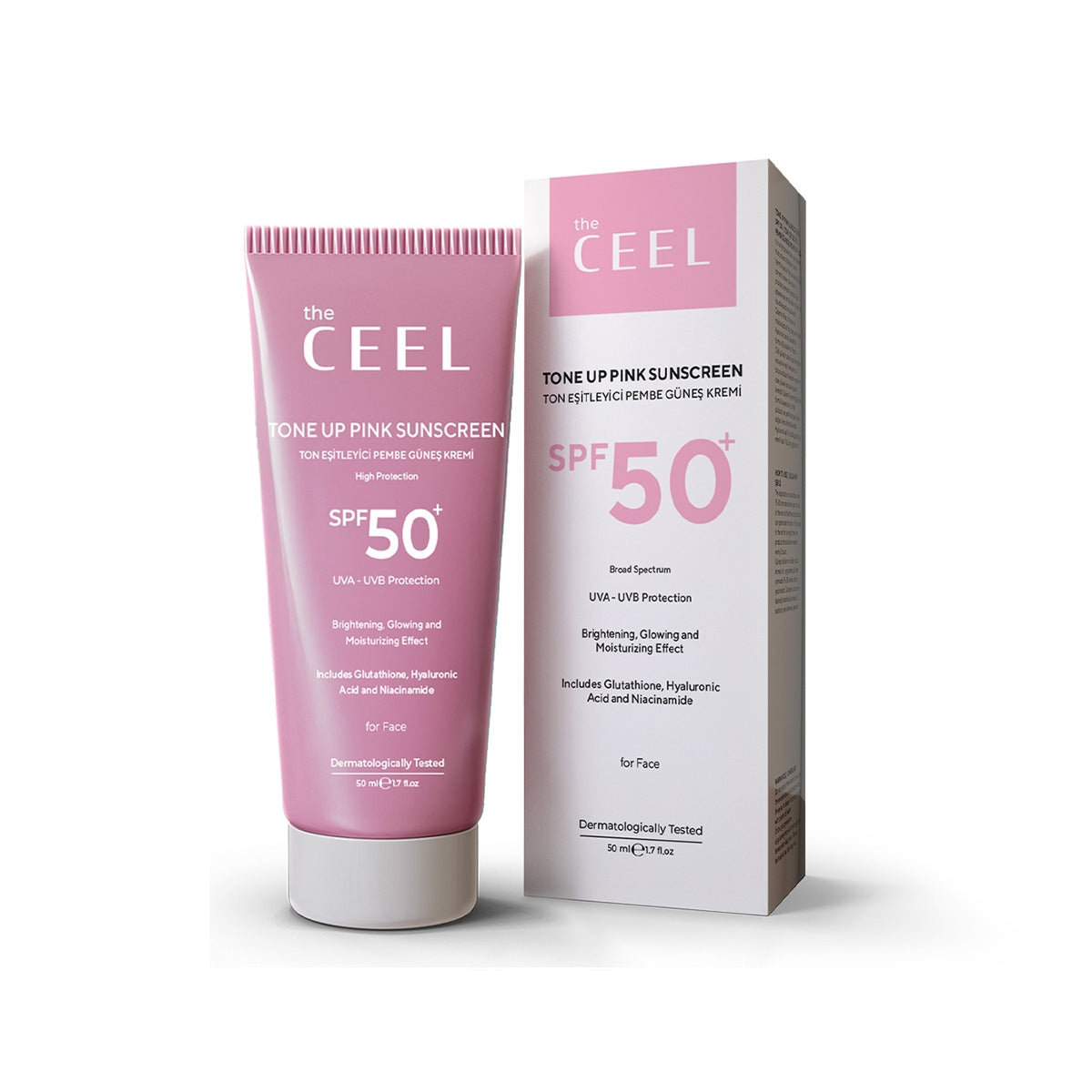 Ton Eşitleyici SPF50 Pembe Güneş Kremi 50 ml
