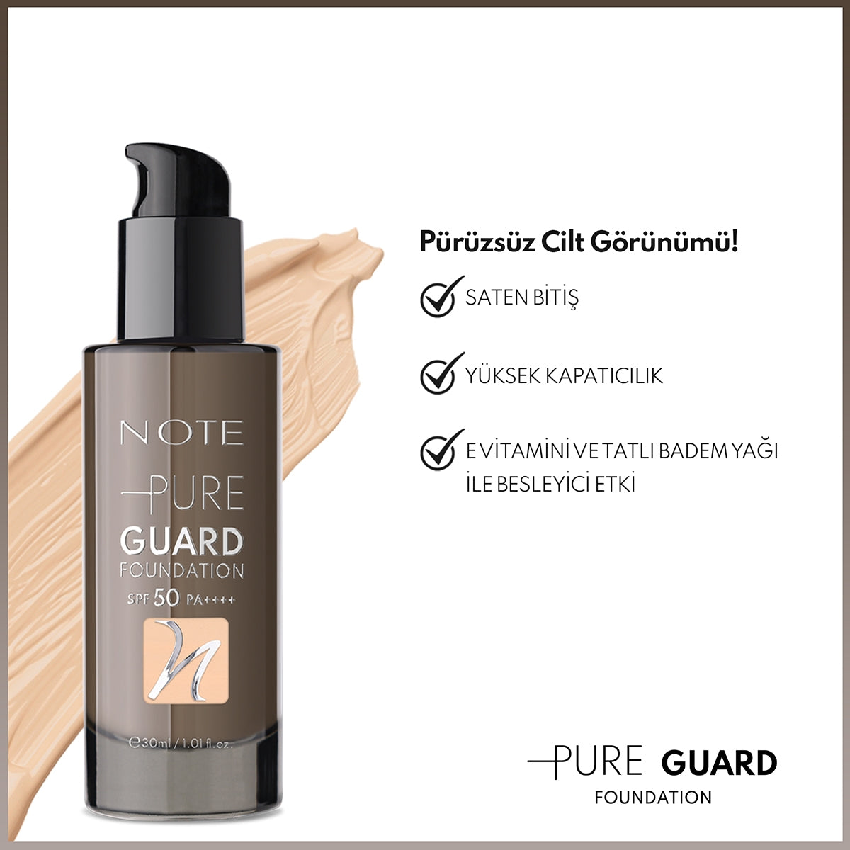 Pure Guard Fondöten 110 Pure Beıge