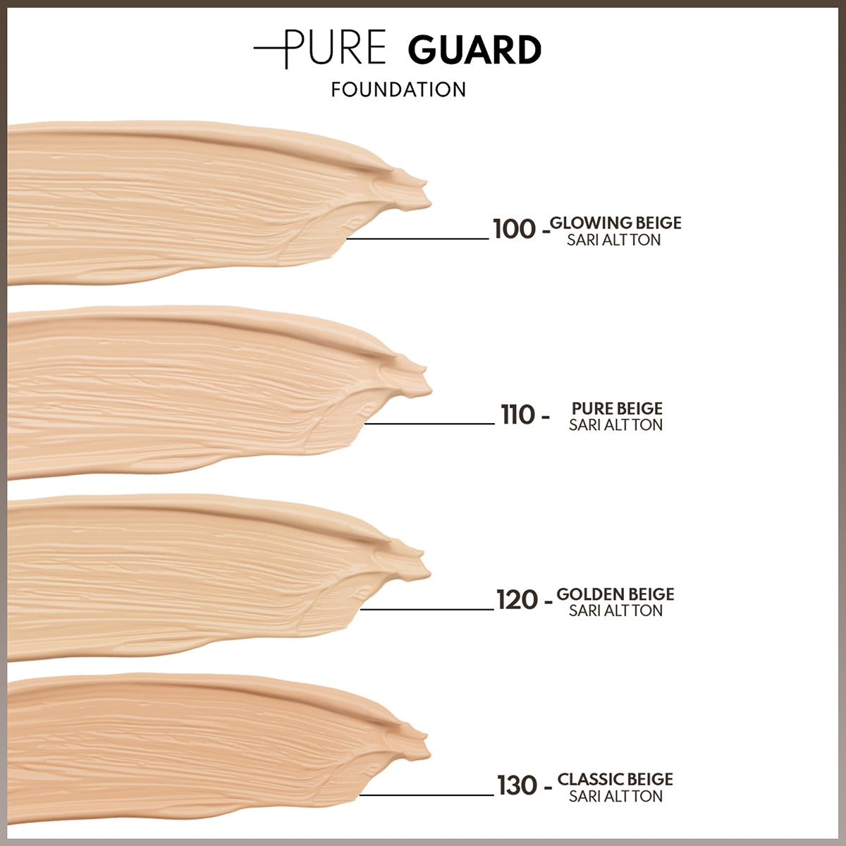 Pure Guard Fondöten 120 Golden Beıge