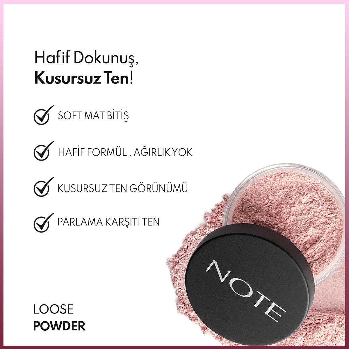 Pink Loose Pudra