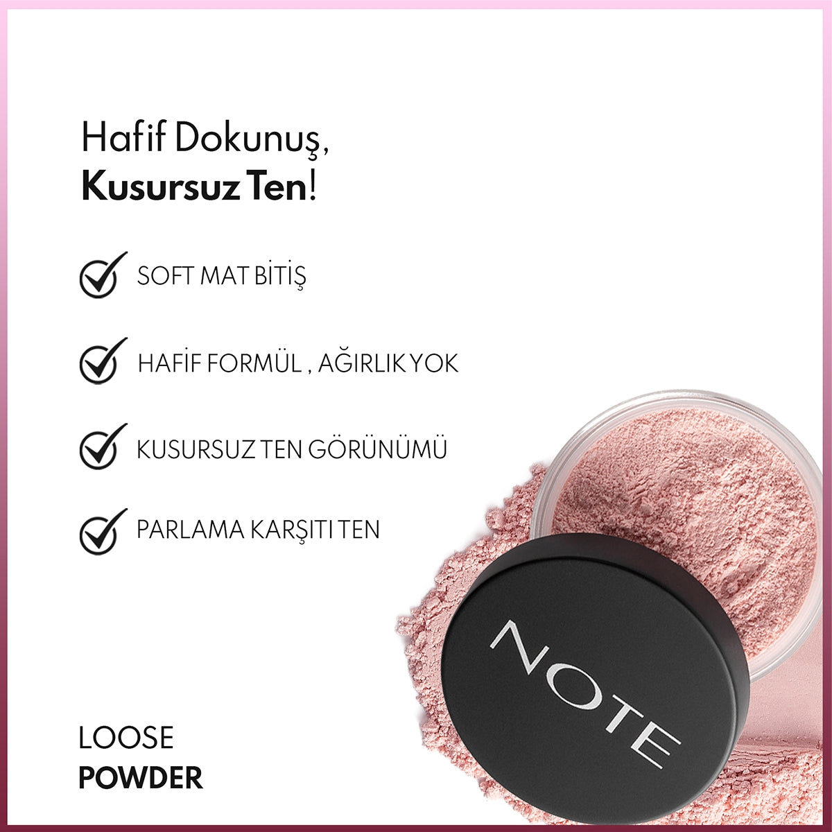 Pink Loose Pudra