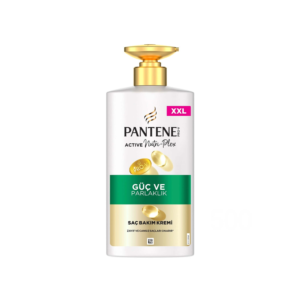 PANTENE SAÇ KREMİ GÜÇ VE PARLAKLIK 500ML