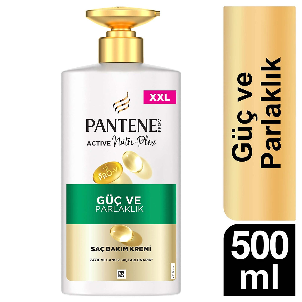 PANTENE SAÇ KREMİ GÜÇ VE PARLAKLIK 500ML