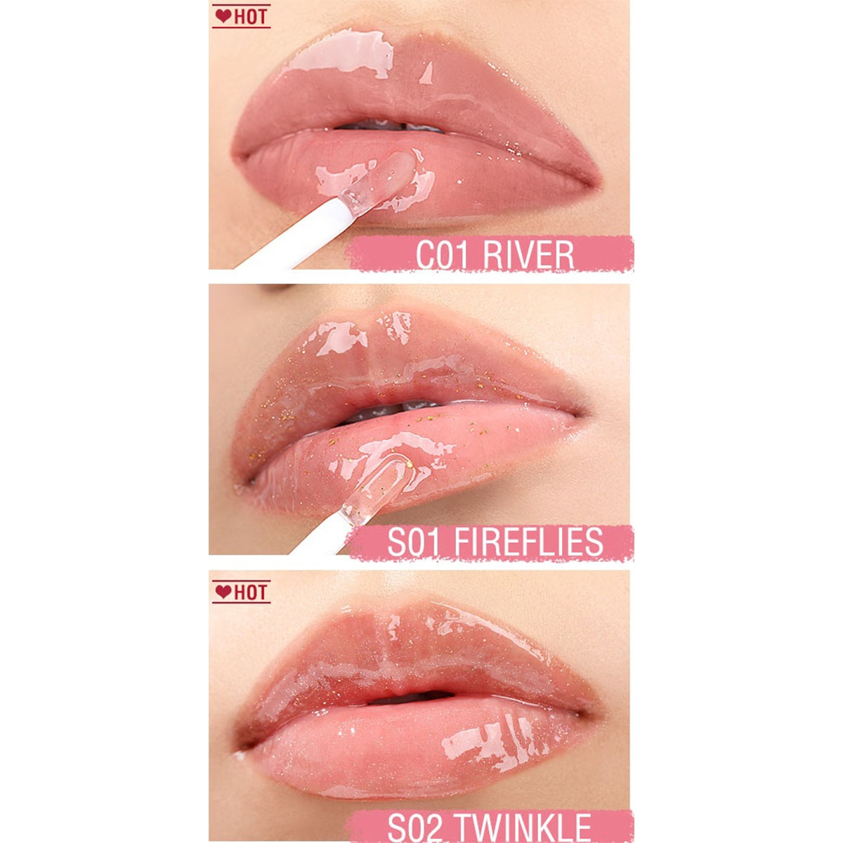Lasting Glossy Dudak Parlatıcı S1-Firefiles
