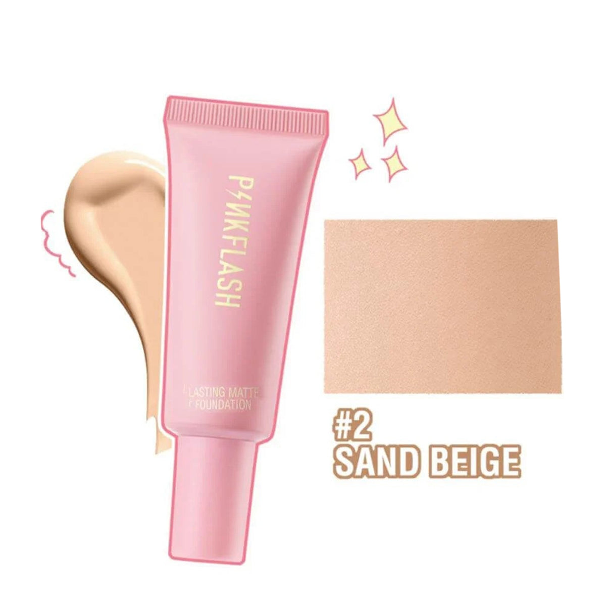 Lasting Mat Fondöten 02-Sand Beige