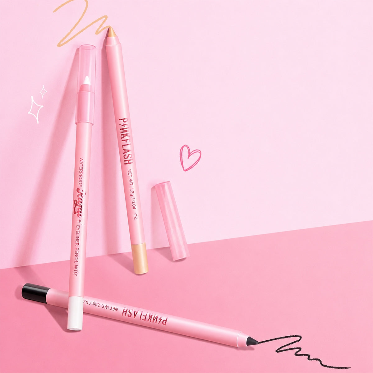 Waterproof Kajal Eyeliner BK01