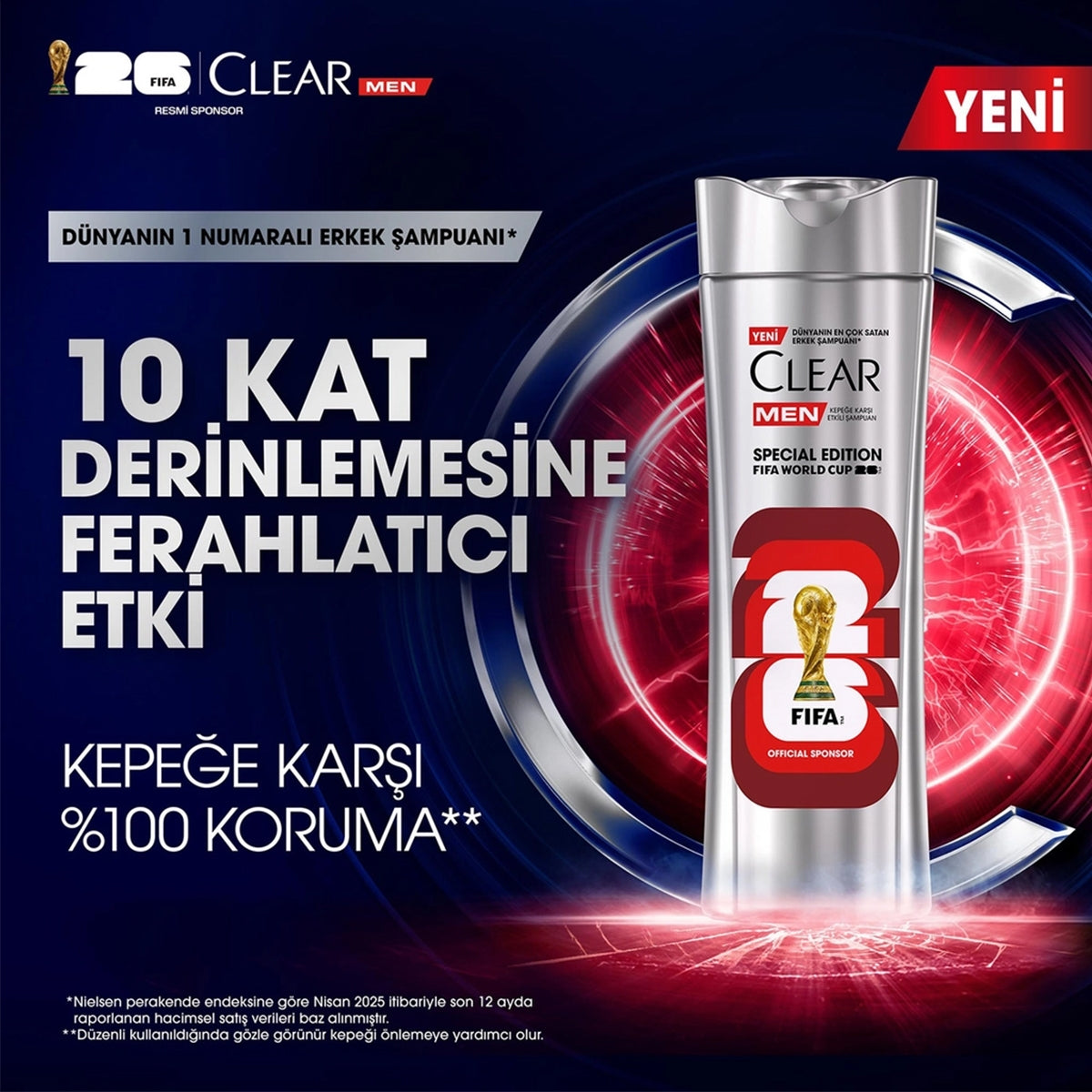 CLEAR MEN ŞAMPUAN FIFA WORLD CUP 330ML