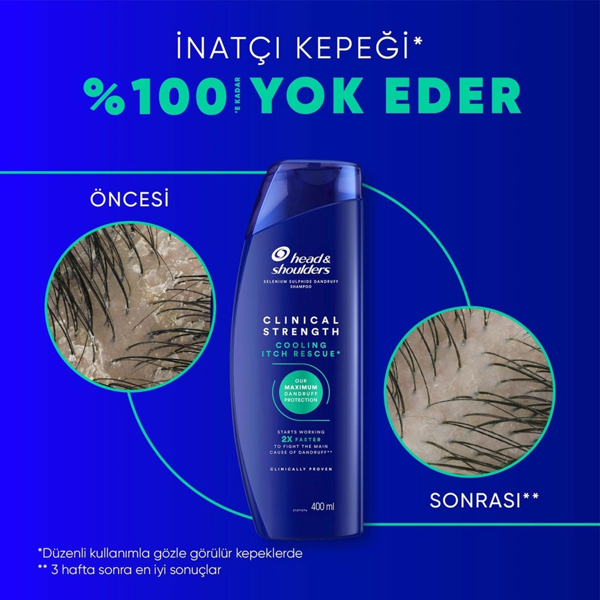 ŞAMPUAN CLINICAL KAŞINTI KARŞITI 400ML
