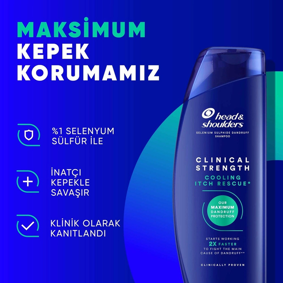 ŞAMPUAN CLINICAL KAŞINTI KARŞITI 400ML