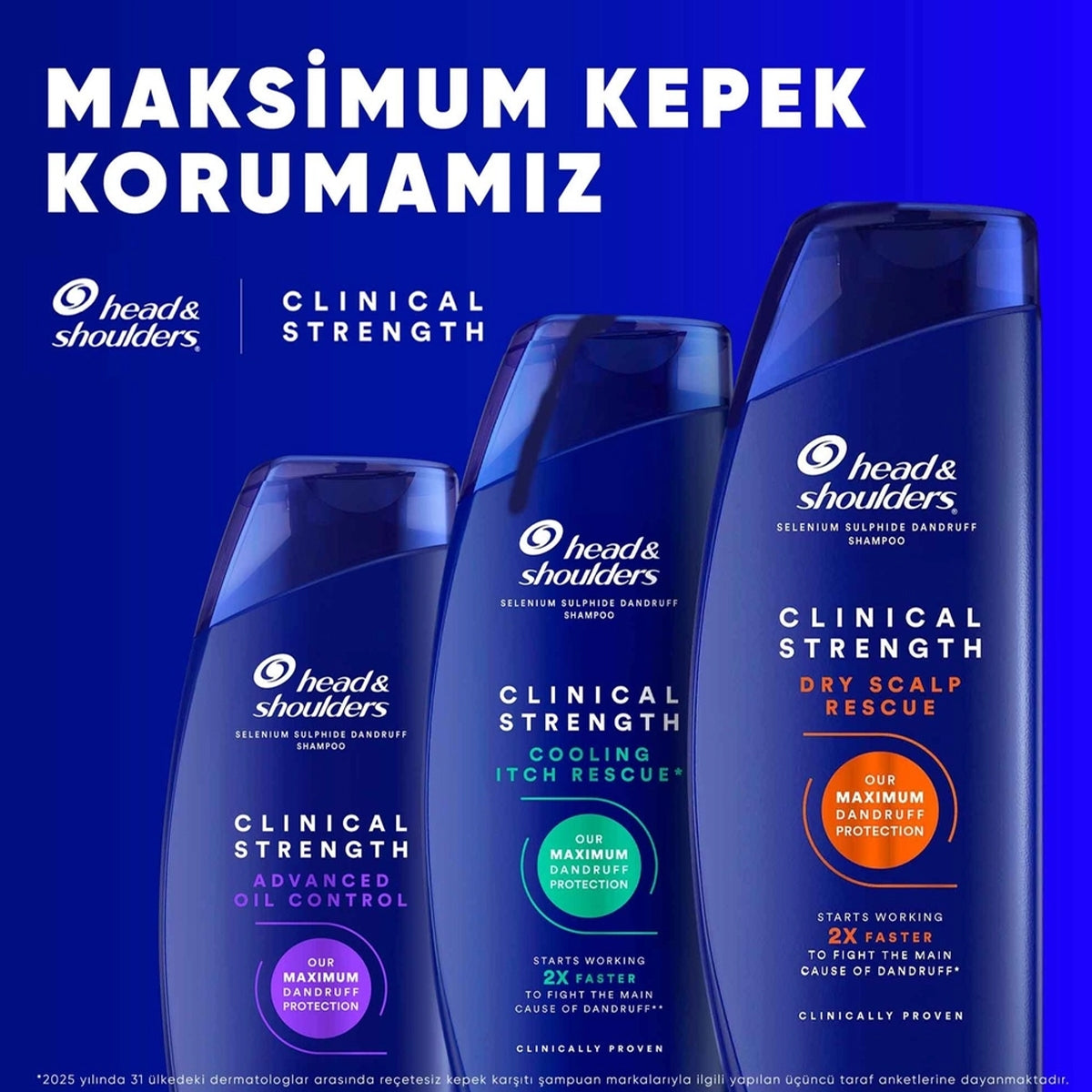 ŞAMPUAN CLINICAL KURU SAÇ DERİSİ 400ML