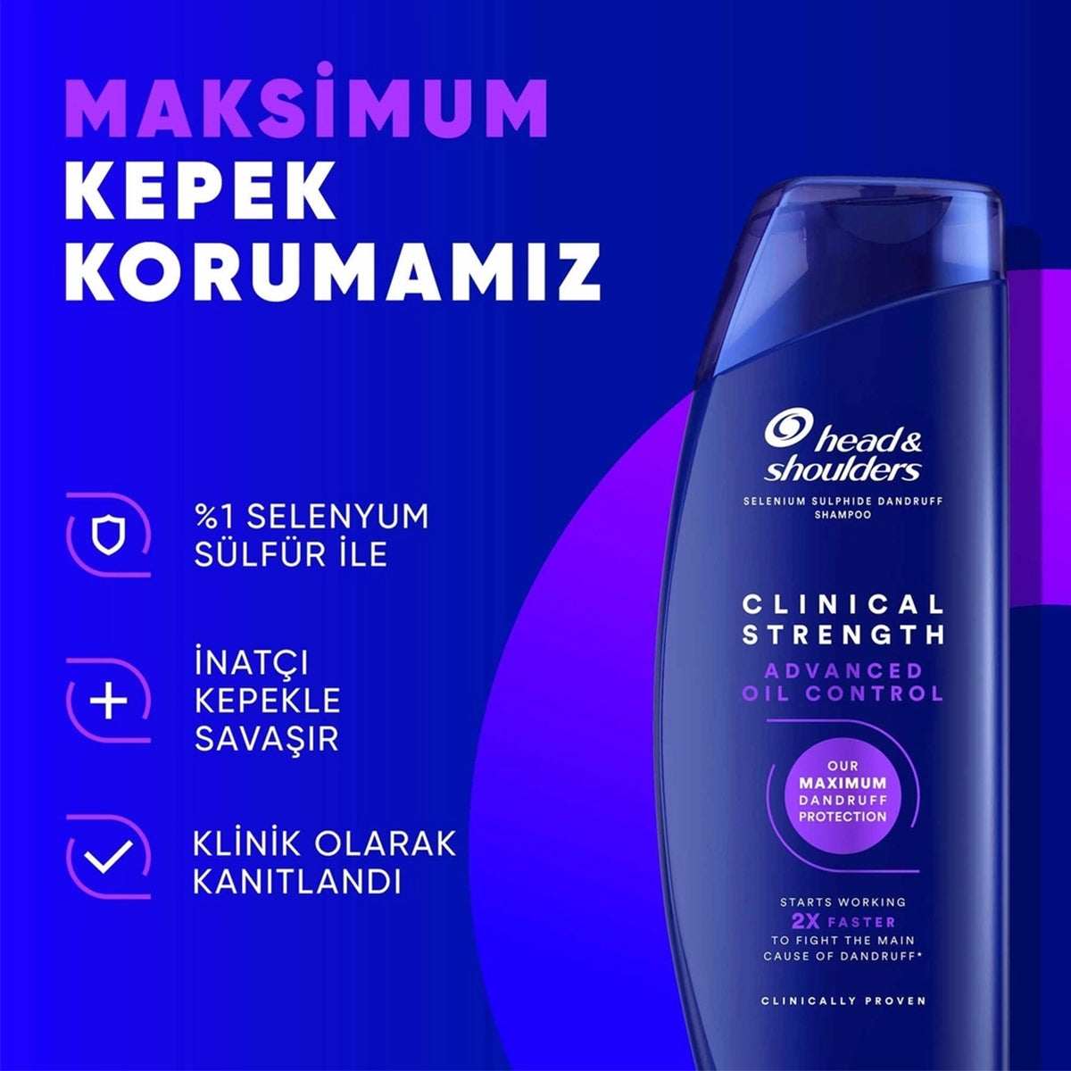 ŞAMPUAN CLINICAL YAĞLI SAÇ DERİSİ 400ML