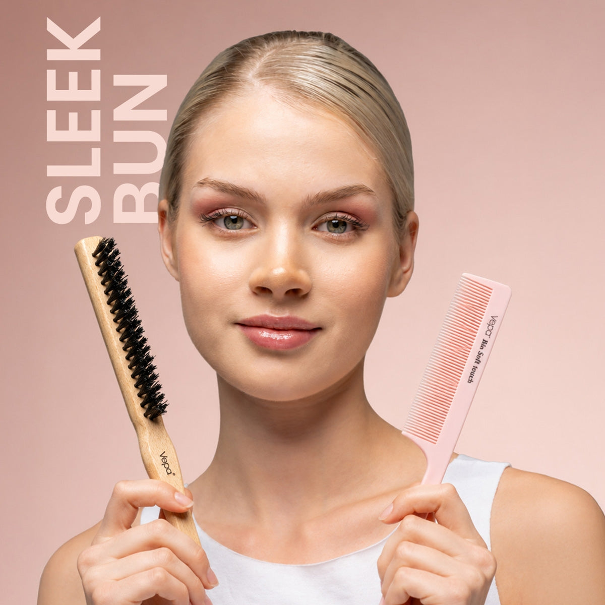 VEPA SAÇ FIRÇASI SLEEK BUN TOPUZ SETİ