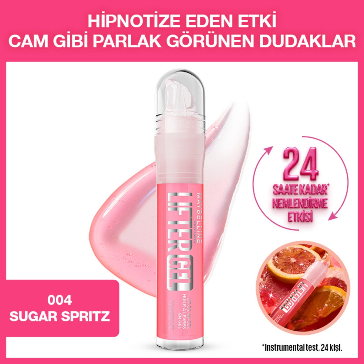 Lifter Gel Dudak Parlatıcısı 04 Sugar Sprit