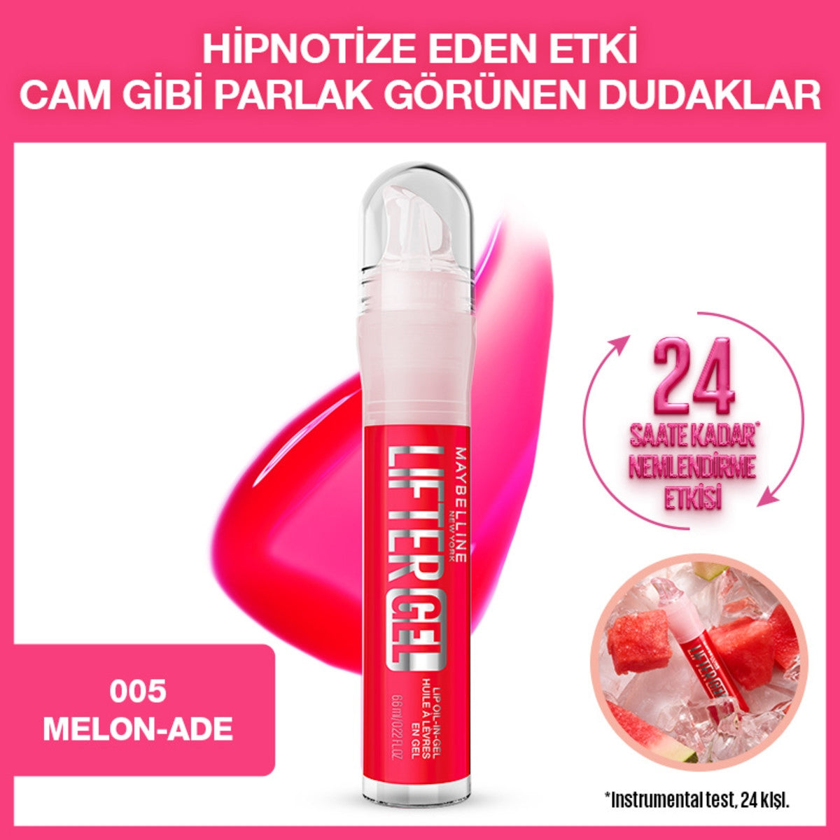 Lifter Gel Dudak Parlatıcısı 05 Melon Ade