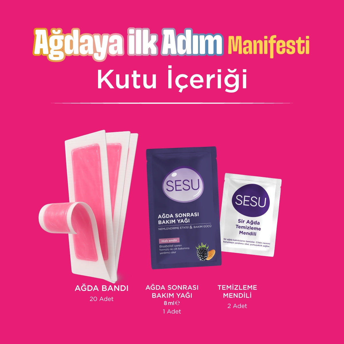 Sesu Ağdaya İlk Adım Seti 20'li