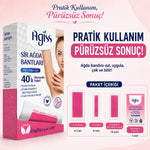 Sir Ağda Bantları Yüz-Koltuk Altı-Bikini Eko Set 40'lı
