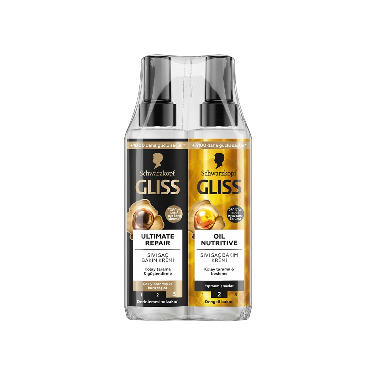 GLISS SIVI SAÇ KREMİ 200ML 2'Lİ SET
