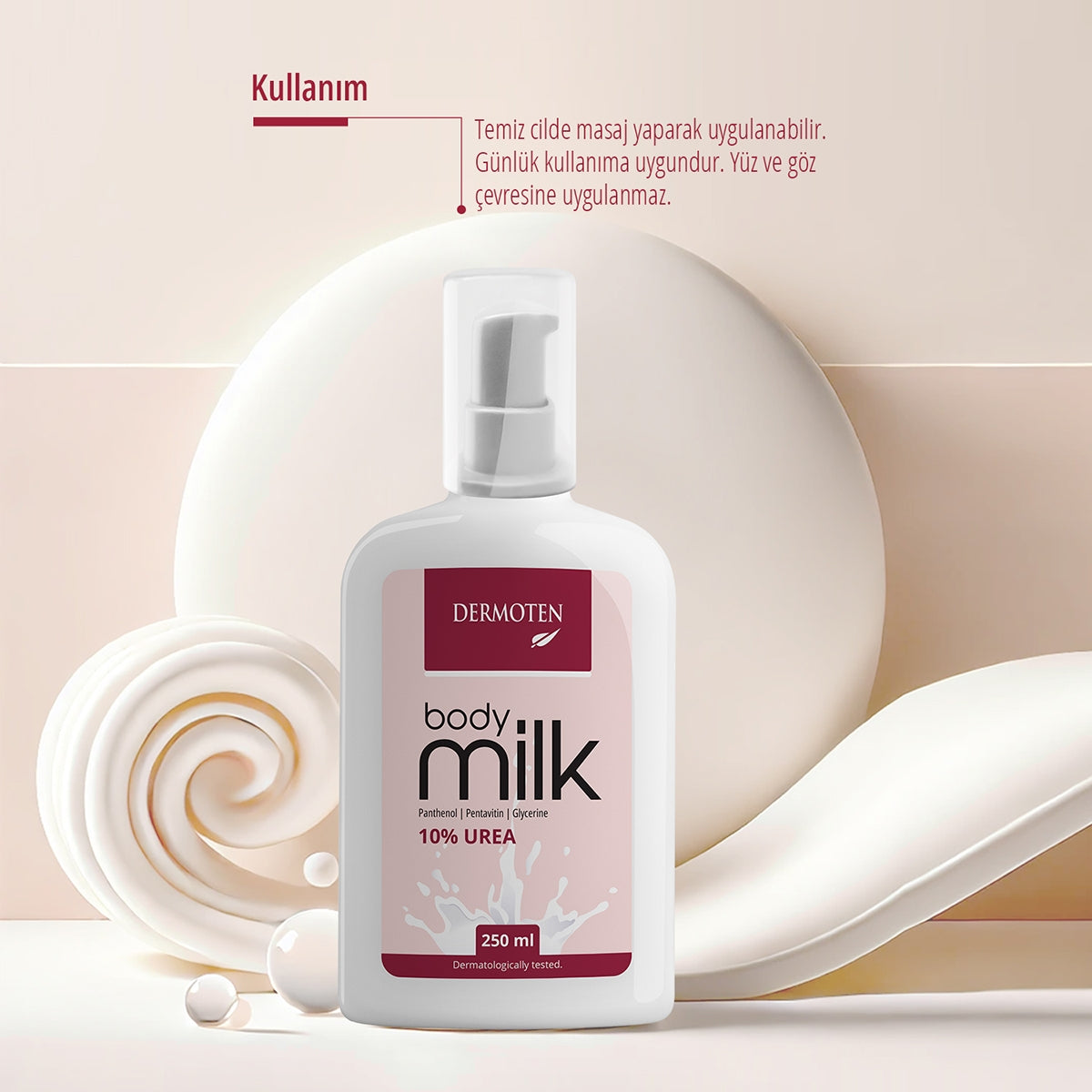 %10 Üre İçeren Nemlendirici Vücut Bakım Sütü 250 ml